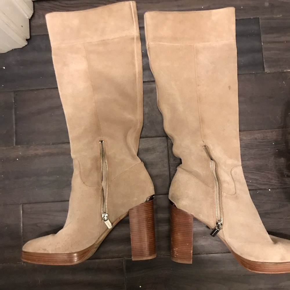 Michael Korda Suede OTK Boots 🎀💛